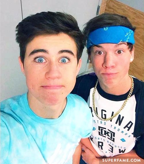 Nash Grier and Taylor Caniff. (Photo: Instagram)