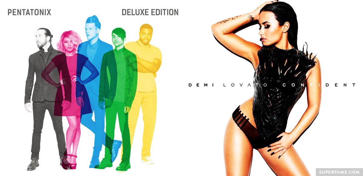 Pentatonix and Demi's album.