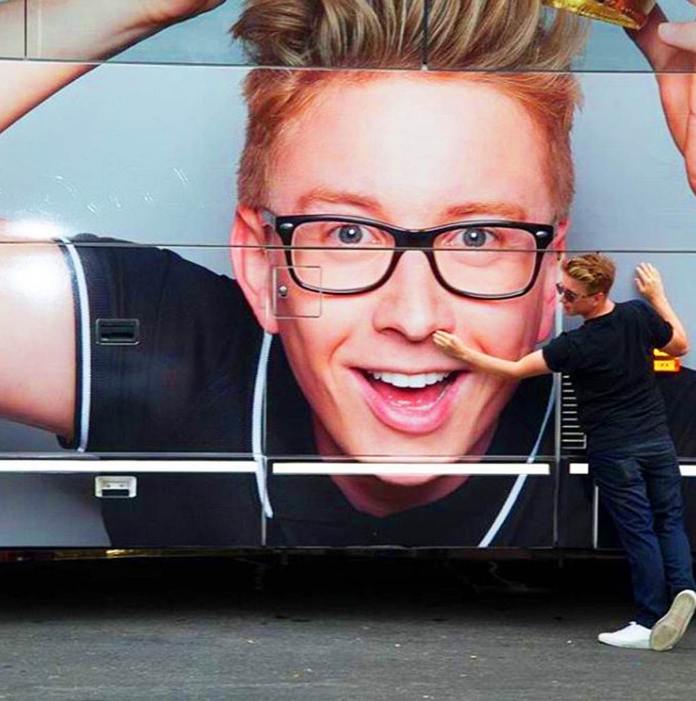 Tyler Oakley's billboard.