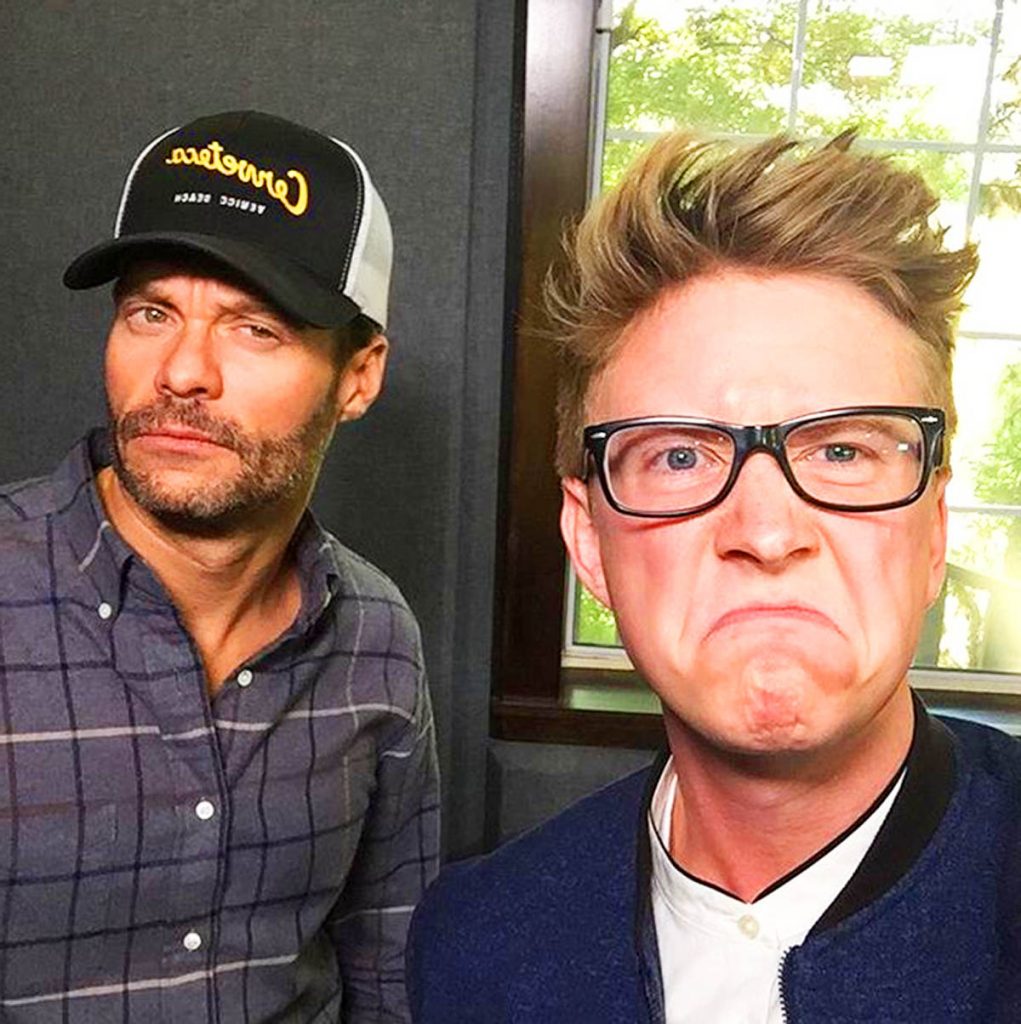 Tyler Oakley and Ryan Seacrest.