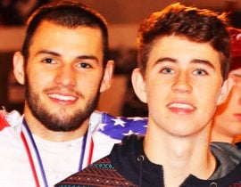 Will Grier with Nash Grier.