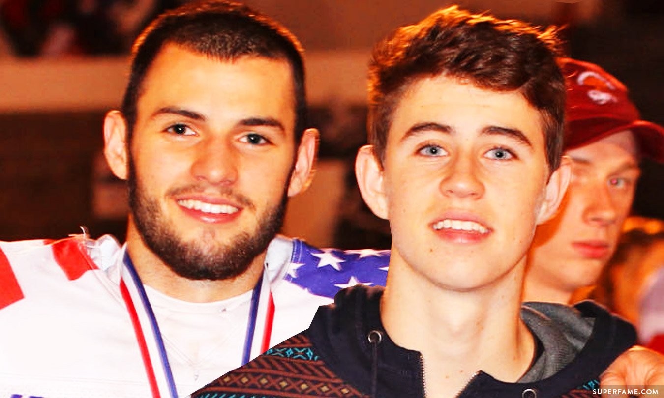 Will Grier with Nash Grier.