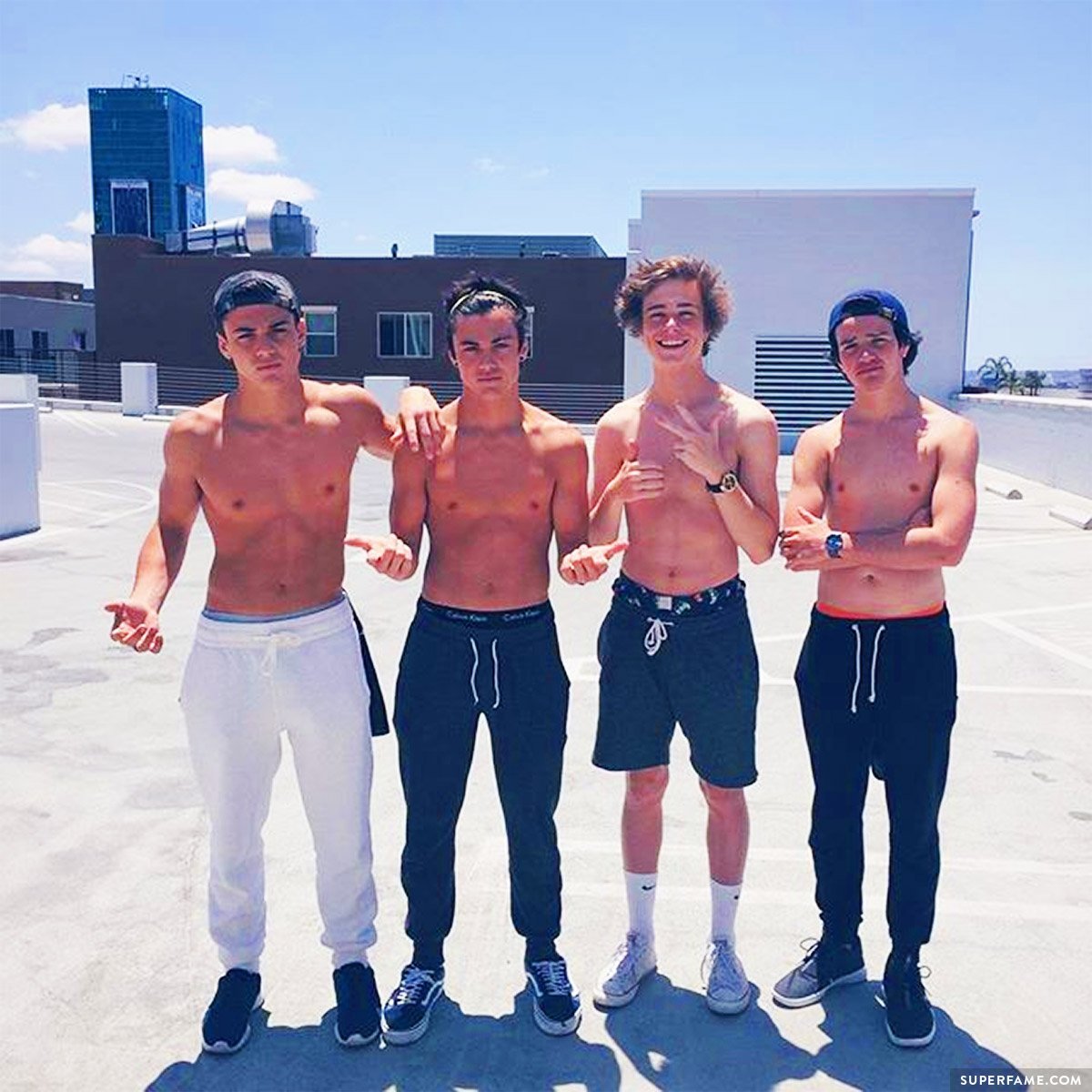 Jack Dail shirtless.