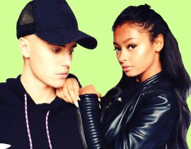 Jayde Pierce and Justin Bieber.