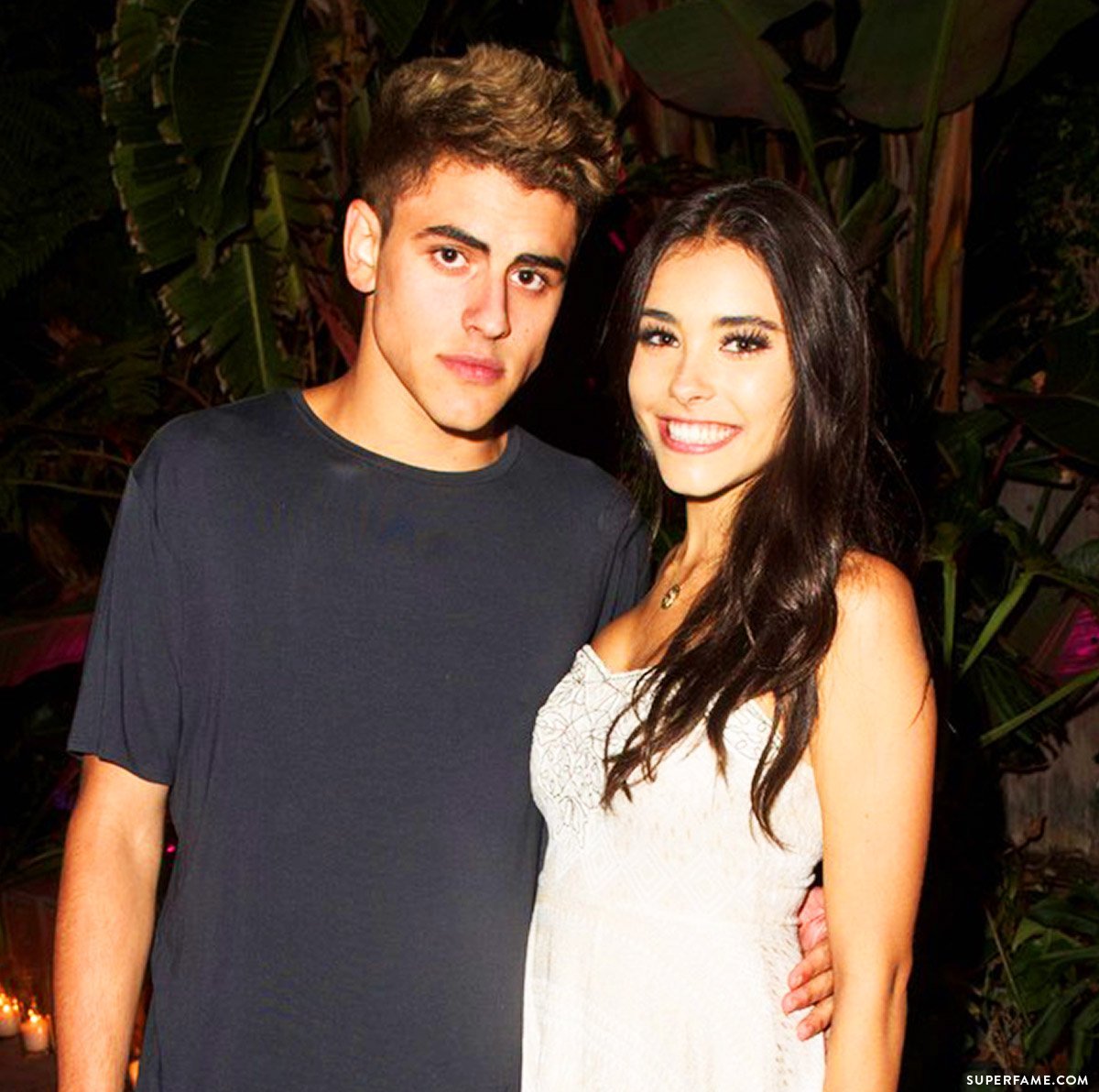 Boyfriend Jack Gilinsky holds onto Madison.