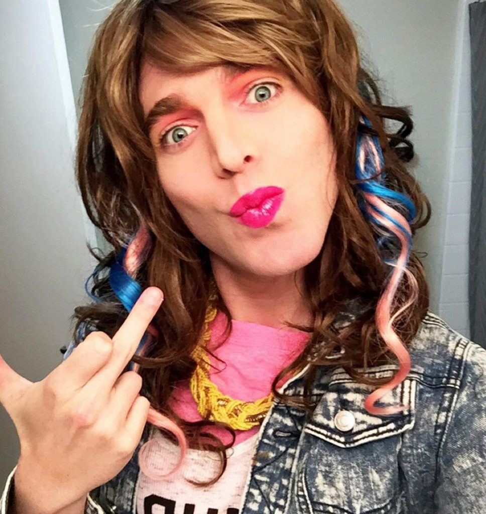 Shane Dawson in drag.