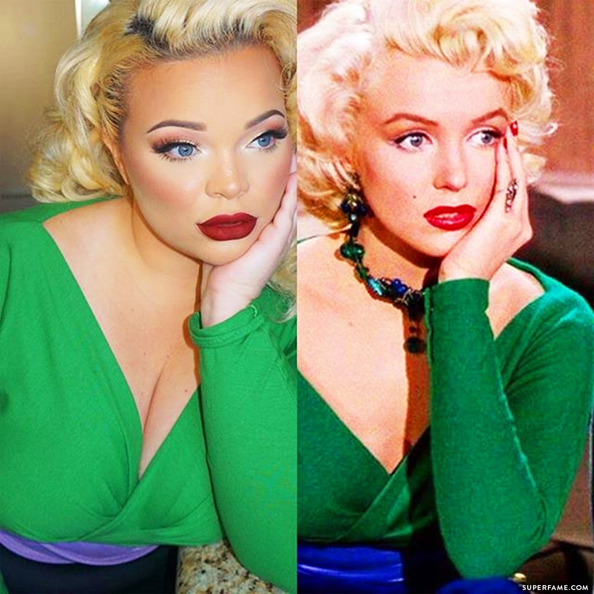 Trisha as Marilyn.
