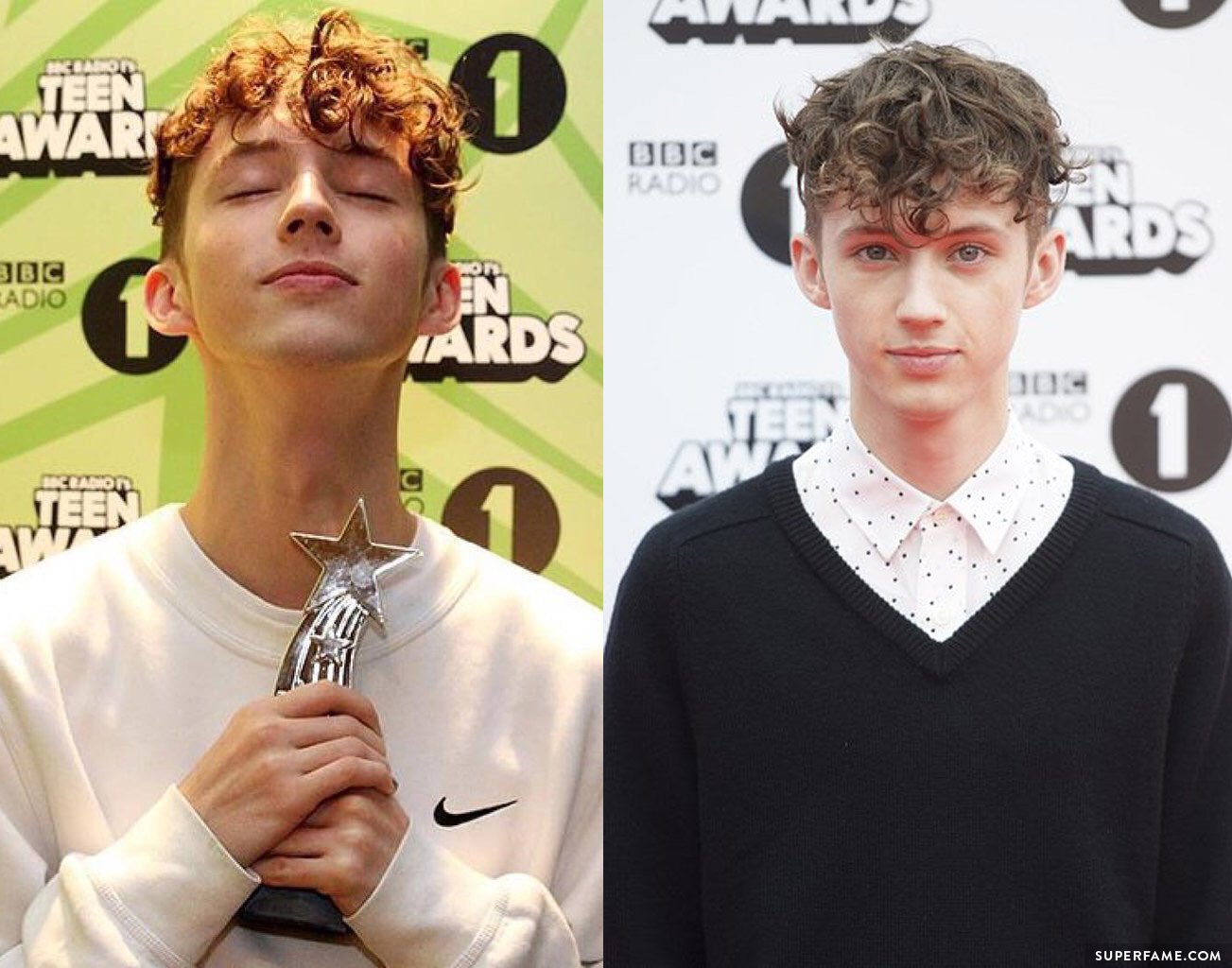 Troye Sivan at awards show.