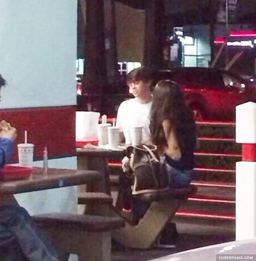 Fan spots Hayes Grier hanging out with Madison. (Photo: Instagram)