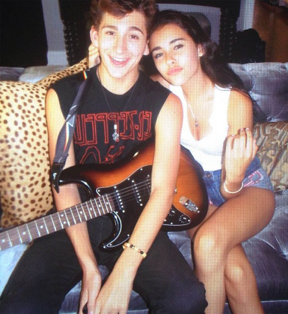 Madison Beer and Aaron.