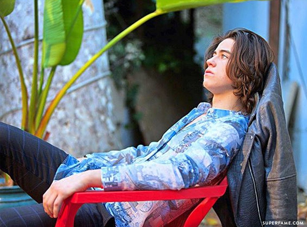 Nash Grier adoră să se răcorească afară. (Foto: Instagram)