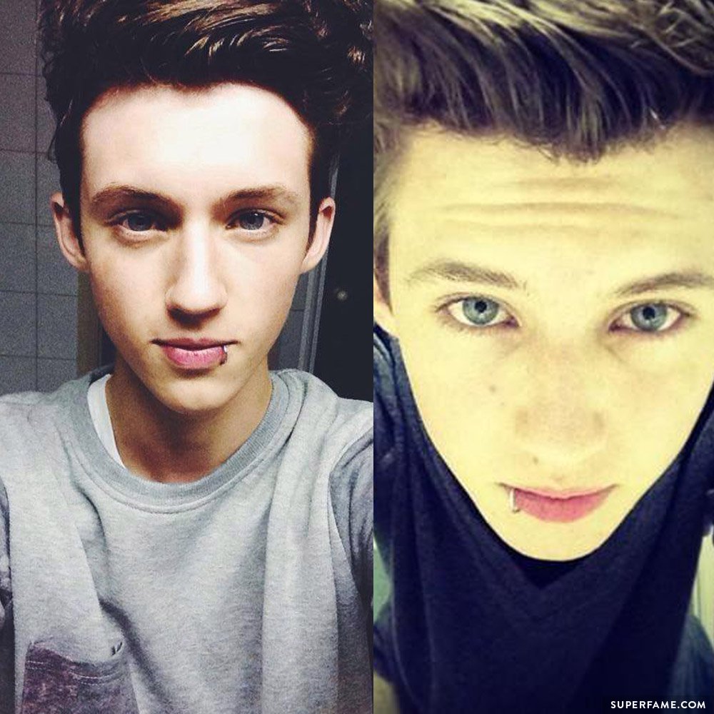 Troye Sivan's lip piercing ring.