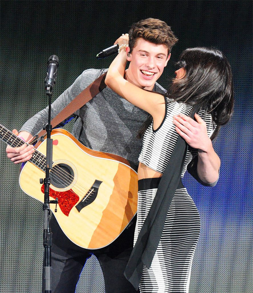 Camila hugs Shawn.