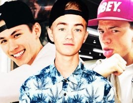 Carter Reynolds, Jack Johnson and Taylor Caniff.