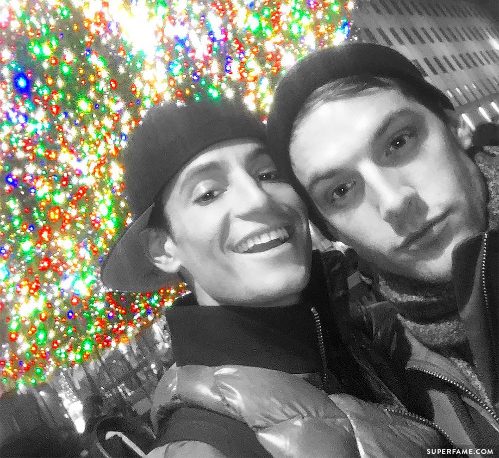 Frankie with Tayte.