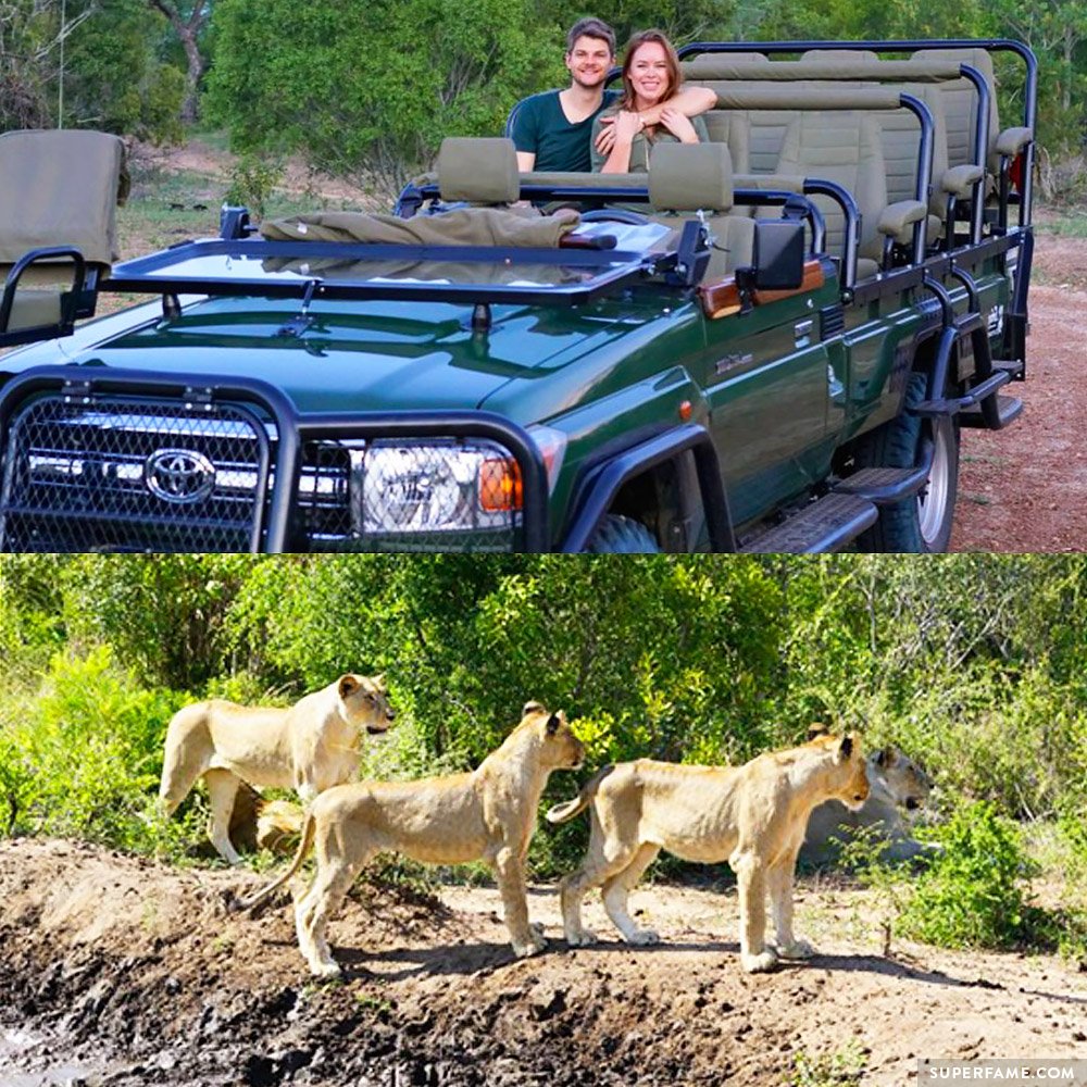 Jim and Tanya's African safari.