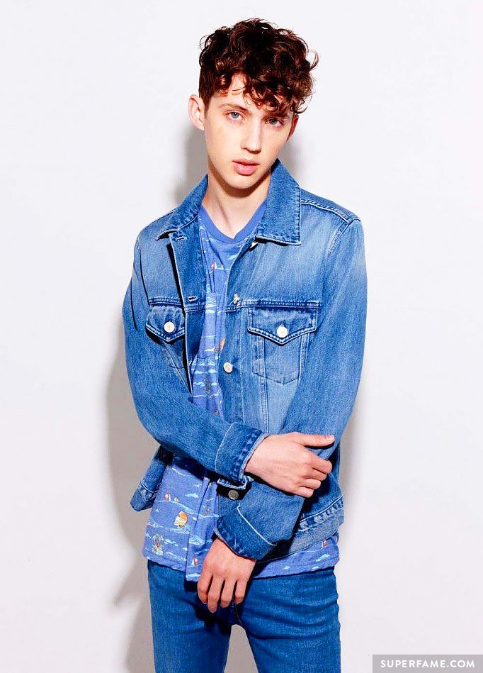 Troye Sivan in denim.