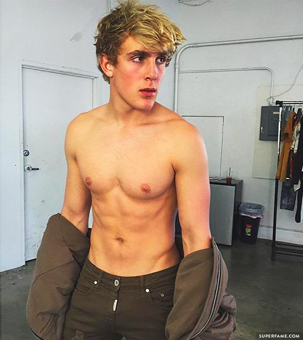 Jake Paul's abs.