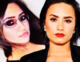 Stalker Sarah and Demi Lovato.