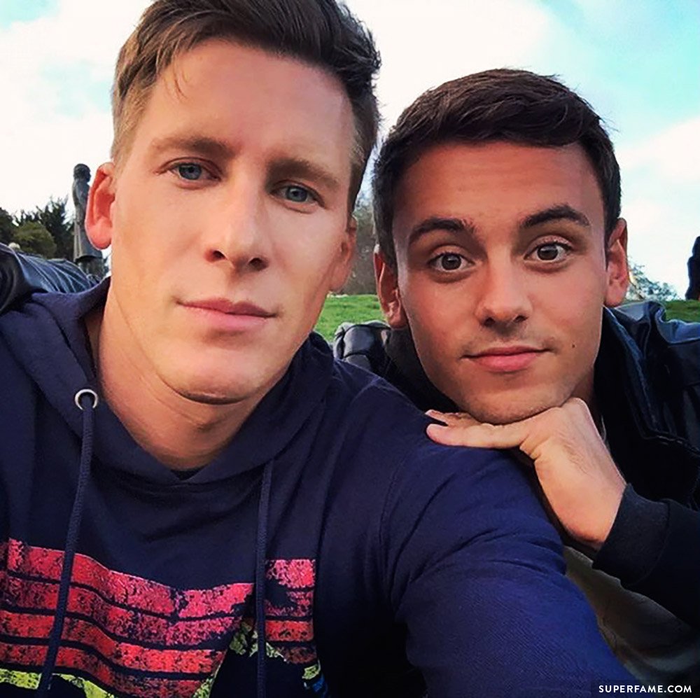 Tom Daley and Dustin.