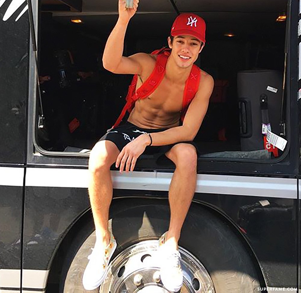 Cameron Dallas shirtless.