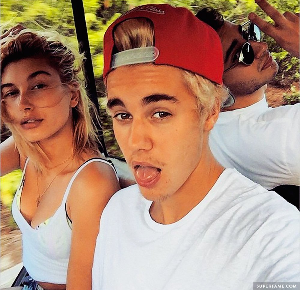 Hailey Baldwin and Justin Bieber.