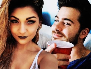 Andrea Russett and Dominic DeAngelis.