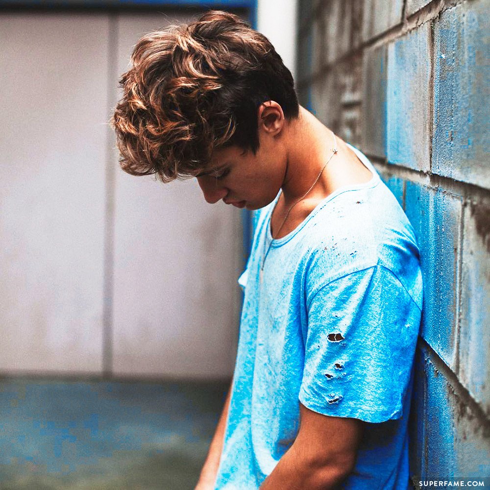 So Blue: Was Cameron Dallas really in tears? (Photo: Instagram)