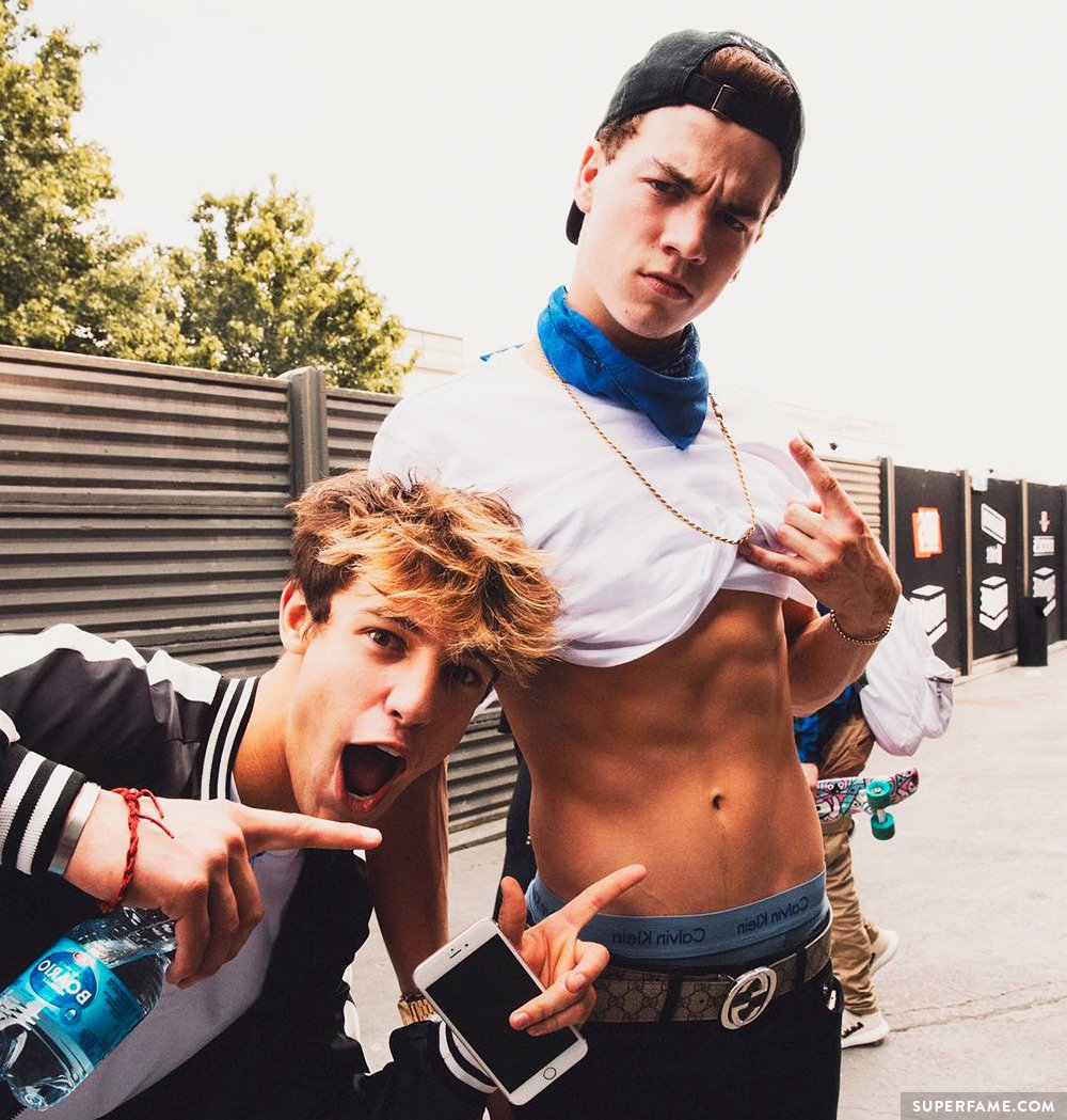 Taylor Caniff and Cameron Dalllas.