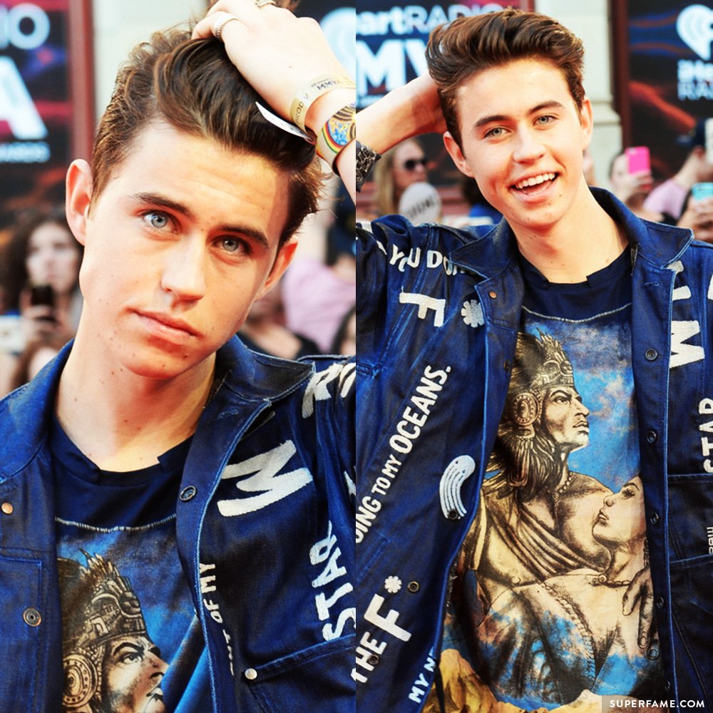 Nash Grier on the red carpet.