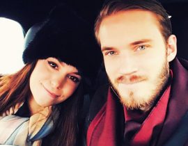Pewdiepie and Marzia.