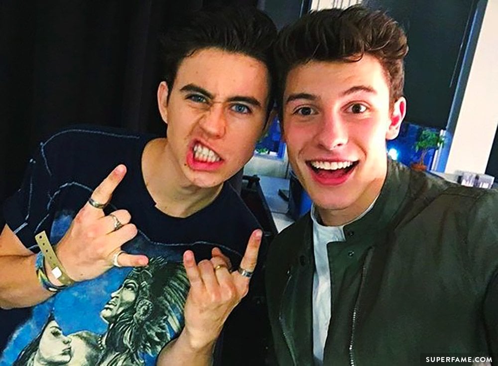 Nash Grier and Shawn Mendes.