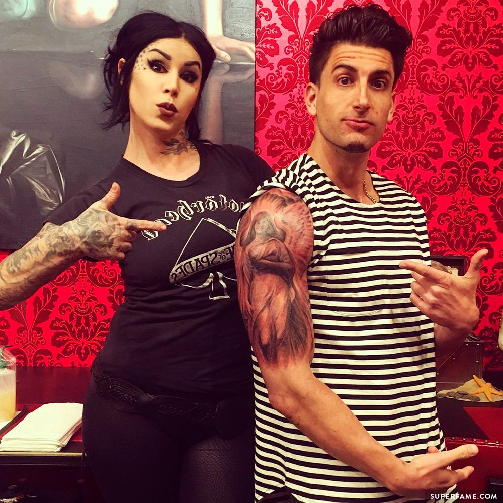 Kat Von D and Jesse Wellens.