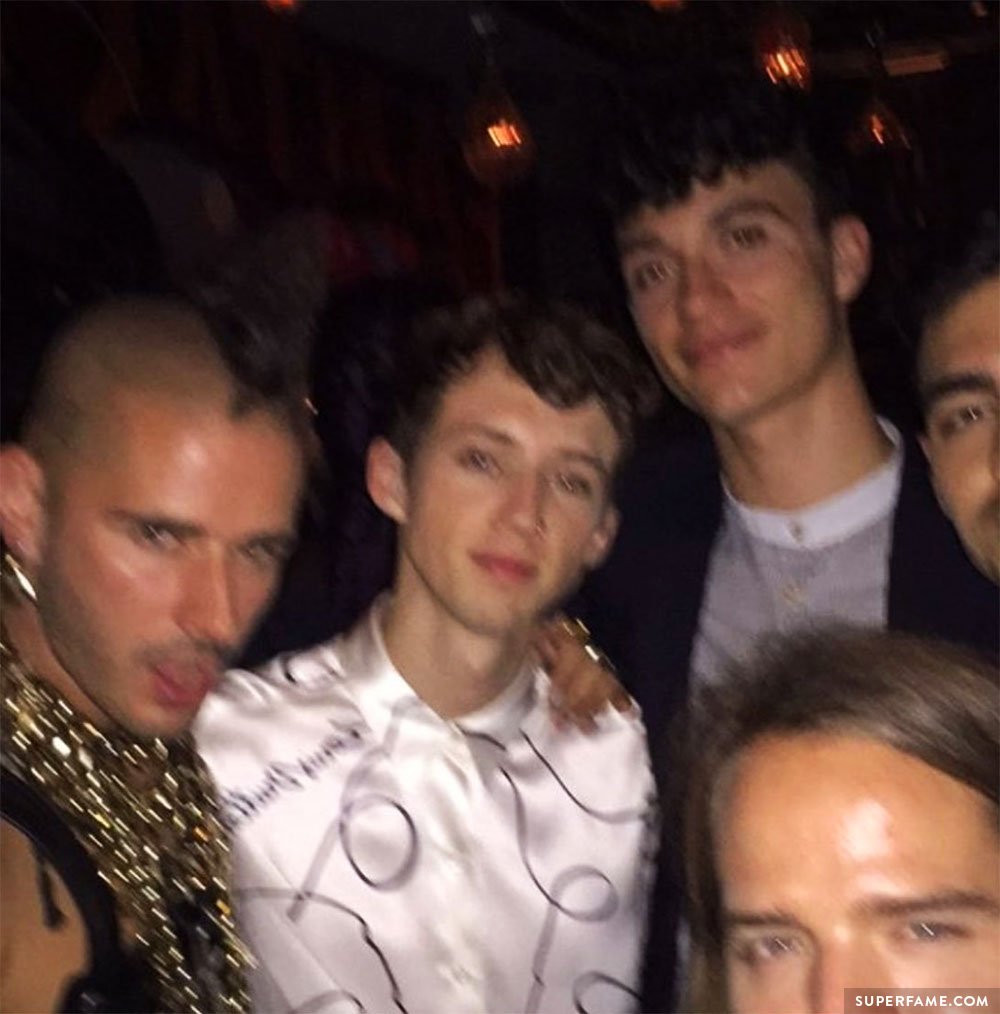 Troye Sivan and Jacob Bixenman.