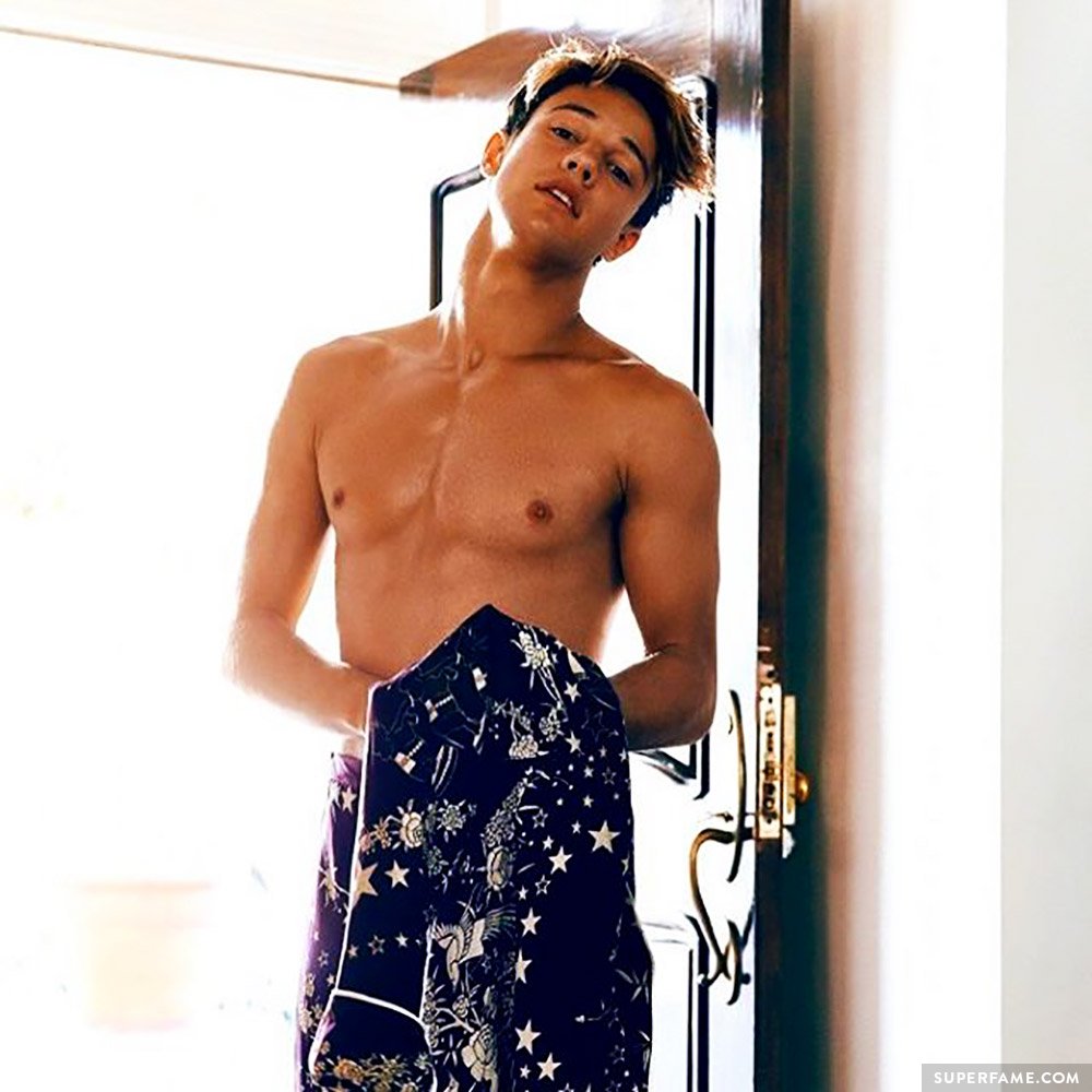 Cameron Dallas shirtless.