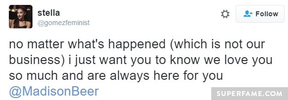 Madison liked this tweet, confirming some problems.