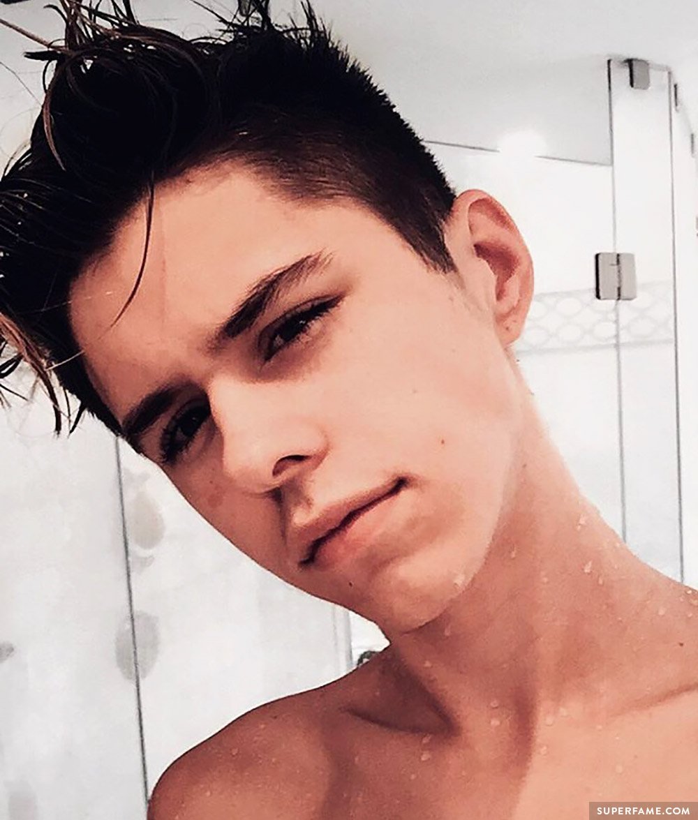 Jackson Krecioch shirtless