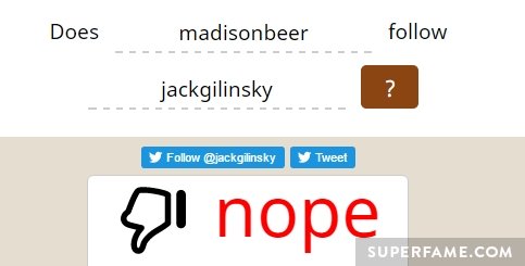 Madison unfollows Jack.