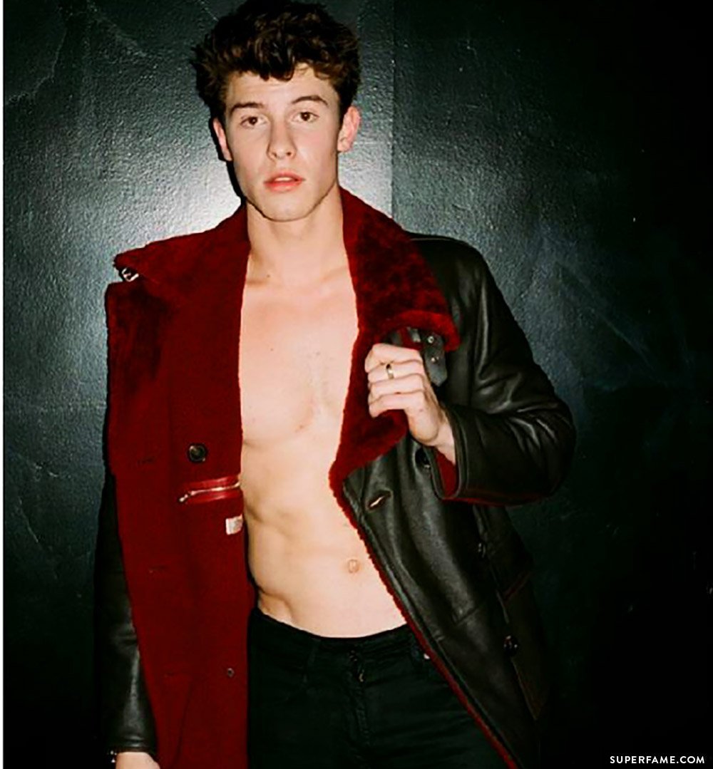 Shawn topless.