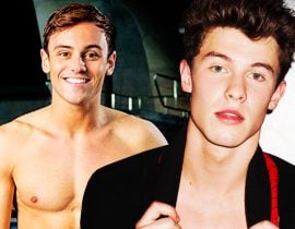Tom Daley and Shawn Mendes.