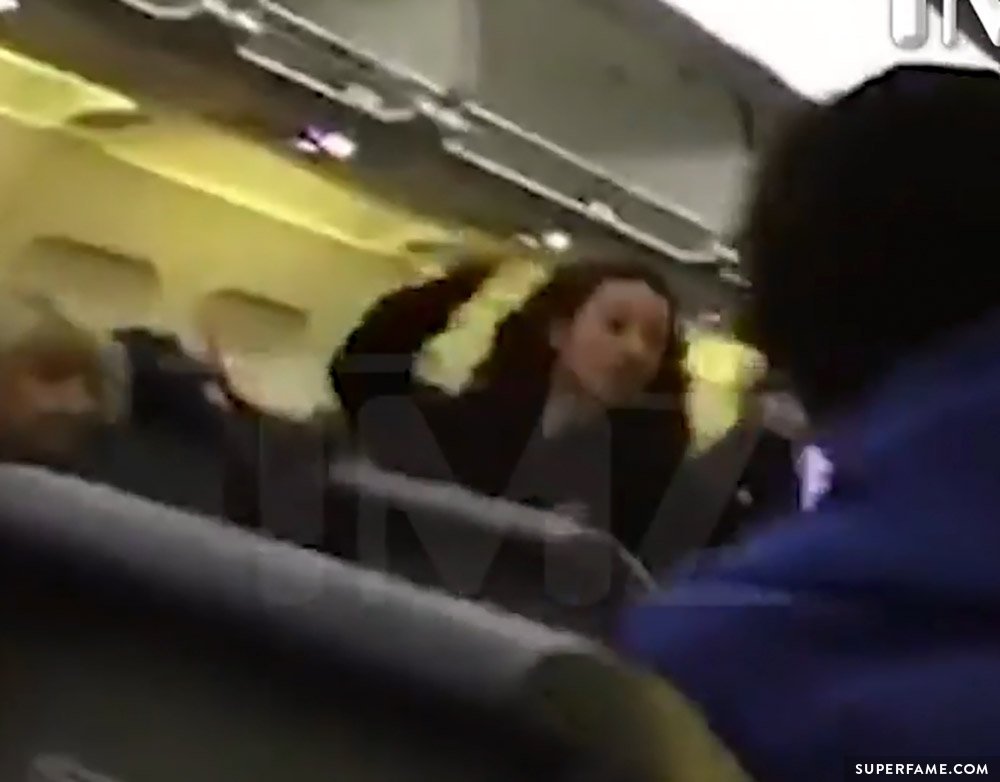 Danielle Bregoli fighting on plane.