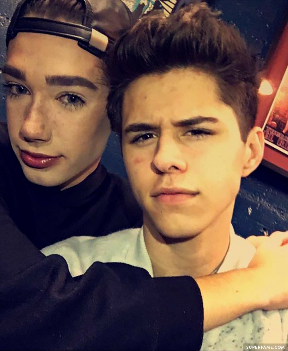 Jackson Krecioch with James Charles.