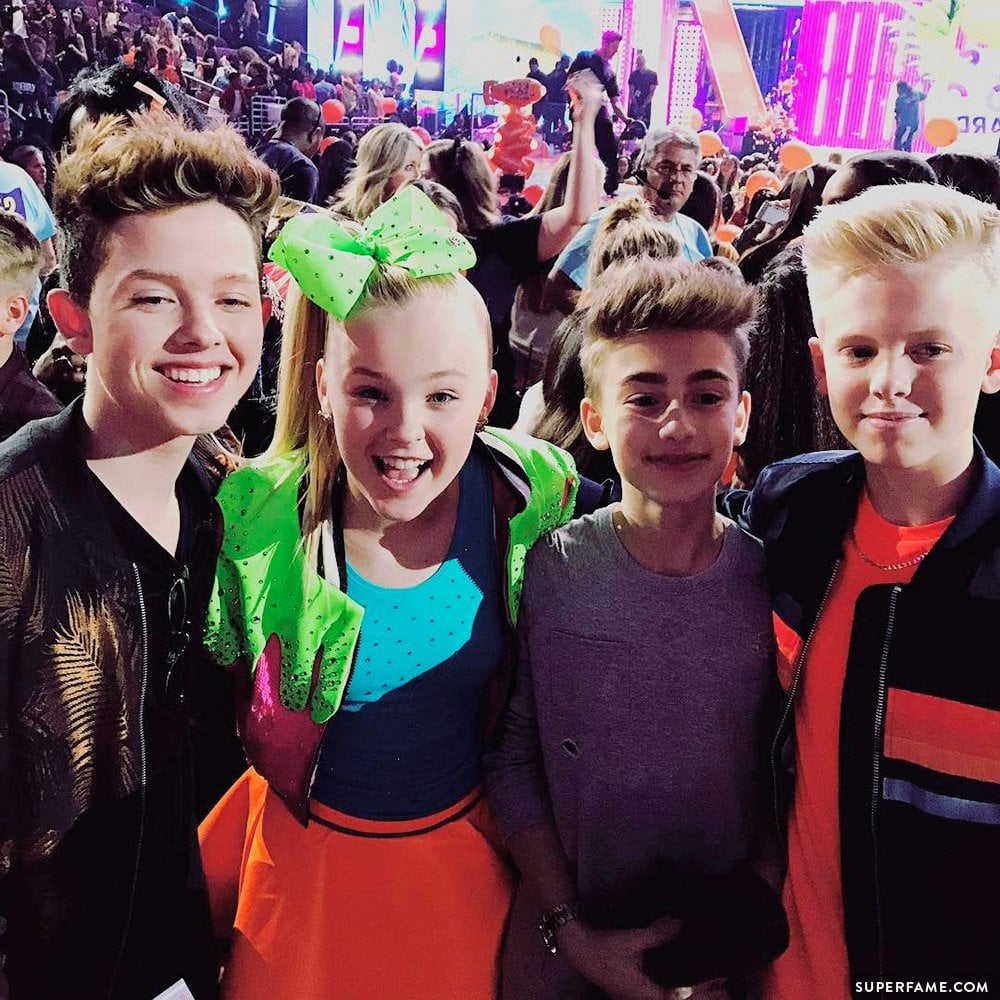 Jojo Siwa, Jacob, Carson & Johnny.