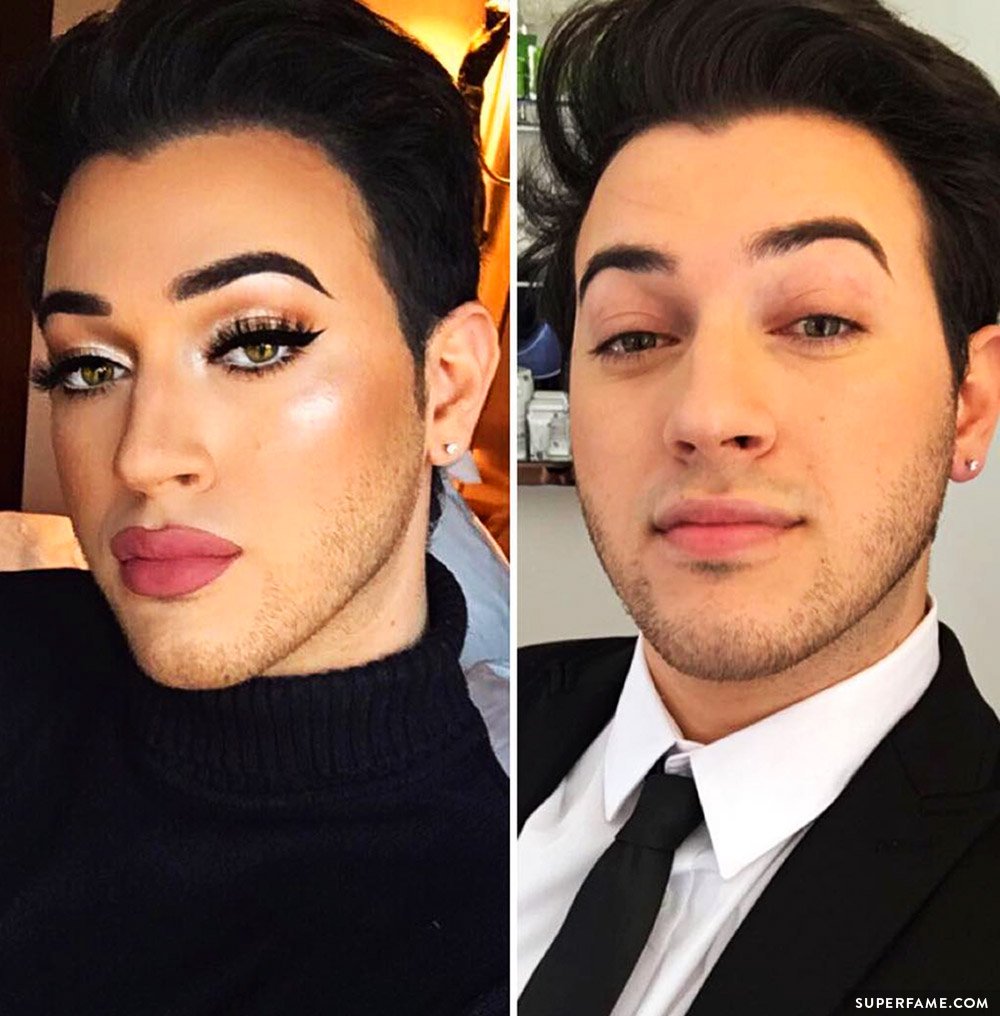 Manny Mua with no makeup.