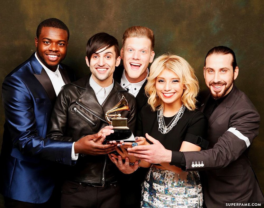 Pentatonix's Grammy award.