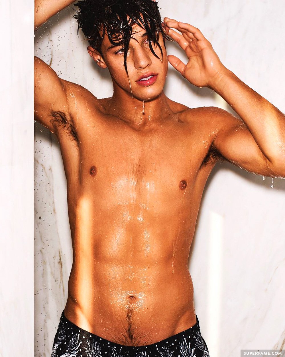 Cameron Dallas shirtless.