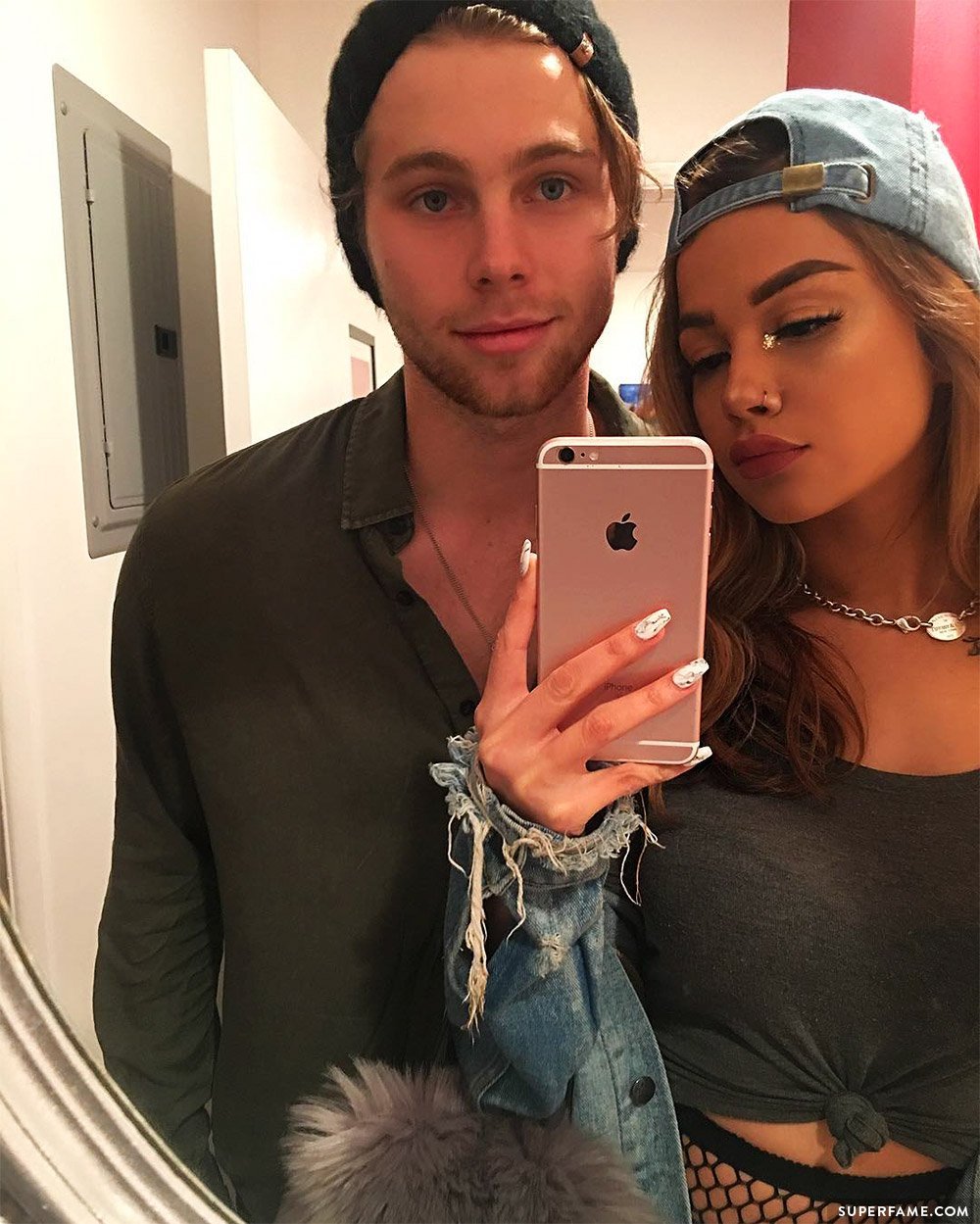 Arzaylea & ex-boyfriend Luke. (Photo: Instagram)