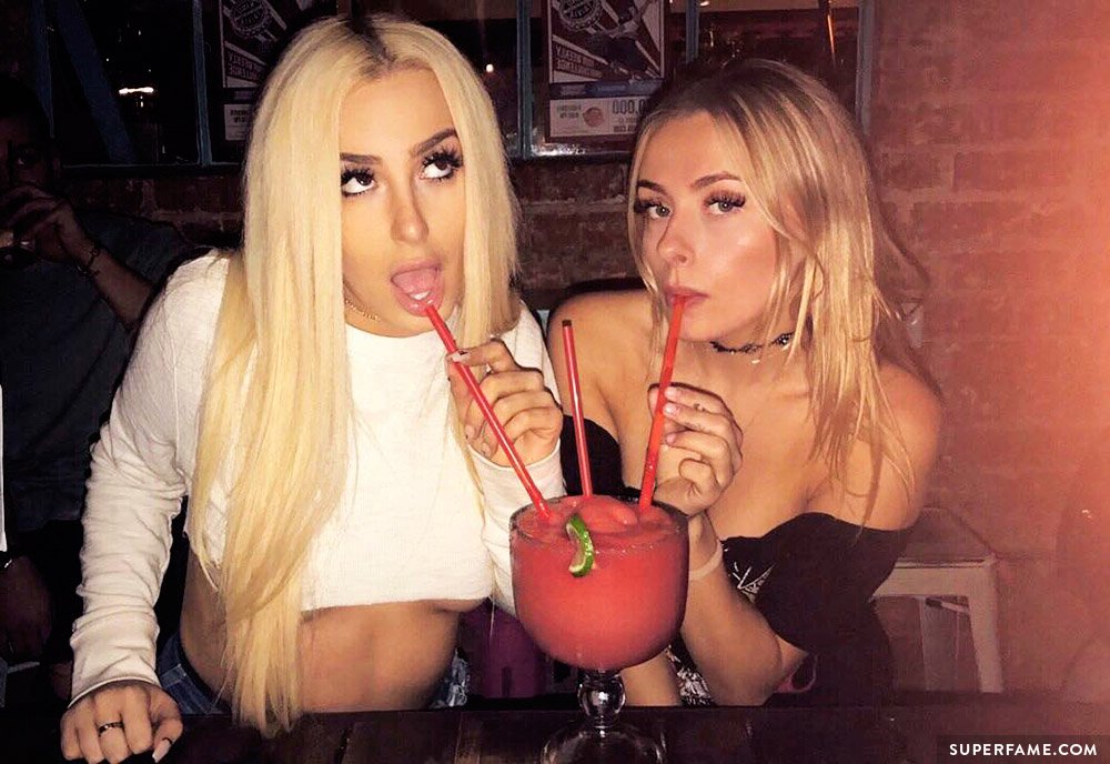 Corinna Kopf and Tana Mongeau.