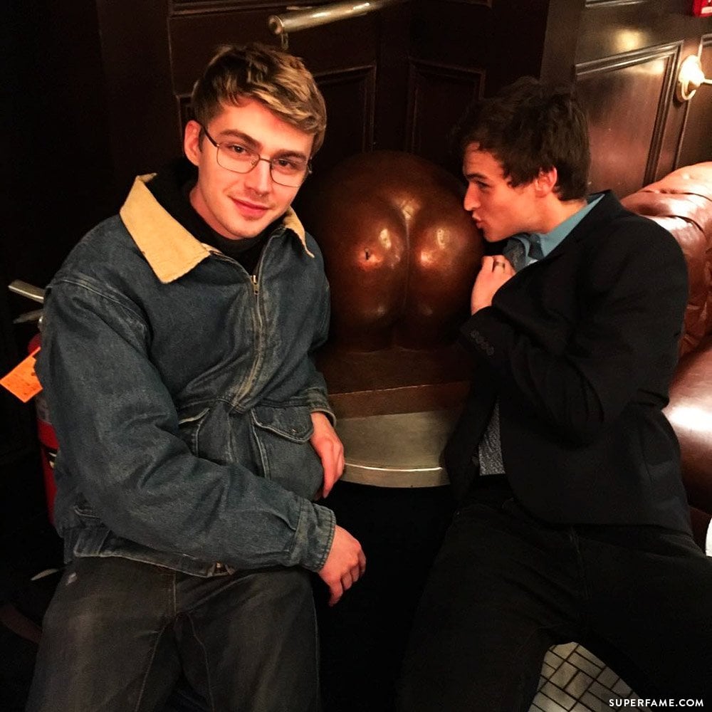 Brandon Flynn & Miles Heizer.