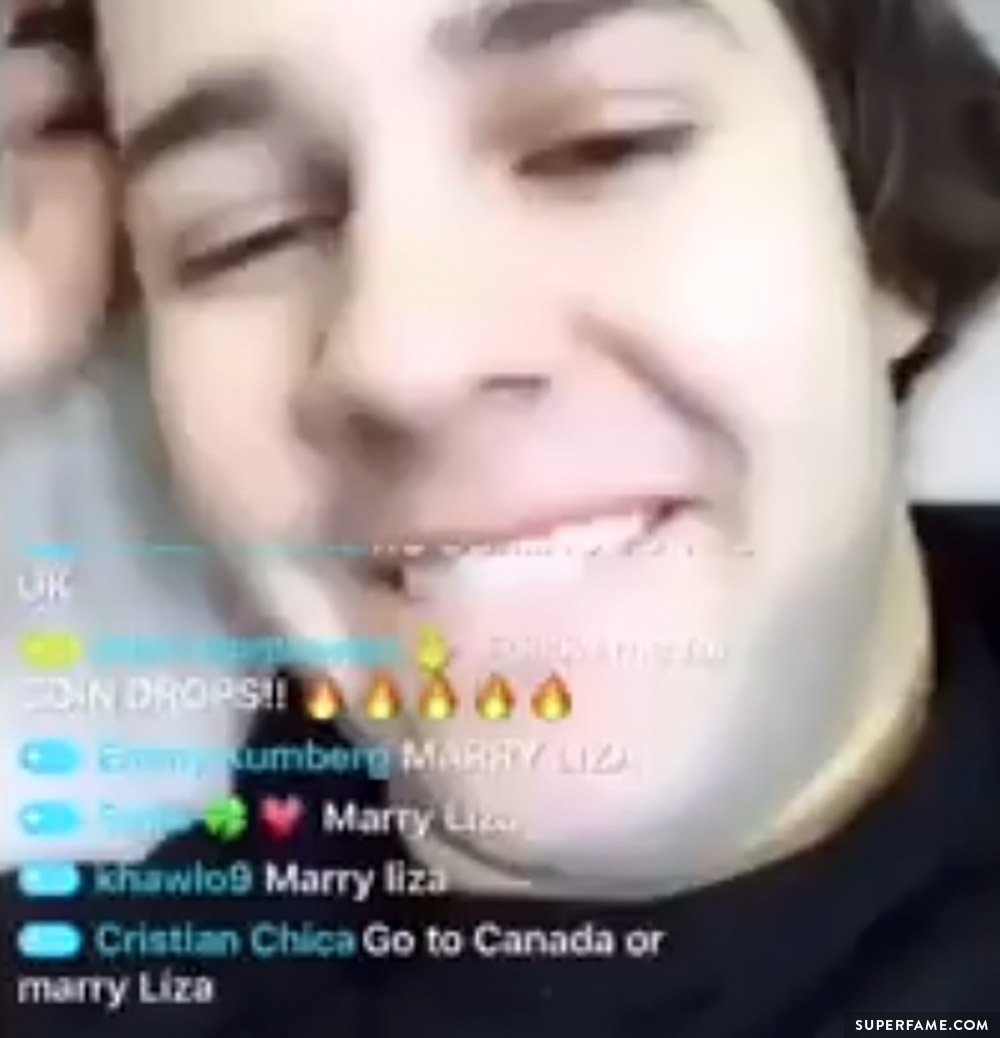 David Dobrik live.